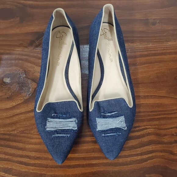 Trndy Blue Denim Flats - Picture 4 of 16